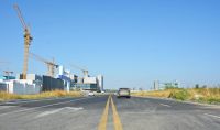 秦漢新城蘭尚路市政道路項目進入附屬工程施工階段